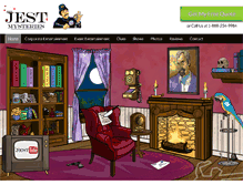 Tablet Screenshot of jestmurdermystery.com